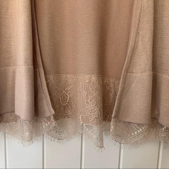 Tommy Hilfiger Lightweight Cardigan Lace Trim S - Picture 3 of 10